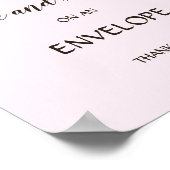 Waterverf Girl Deer Paddenstoelen Adres envelop Poster (Hoek)