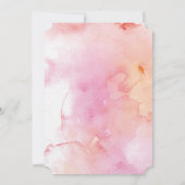 Waterverf Girl Eerste communiqué Kaart (Achterkant)