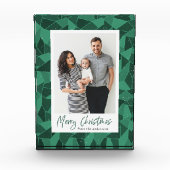 Waterverf Glas in lood Holiday Photo Block Fotoblokken (Voorkant)