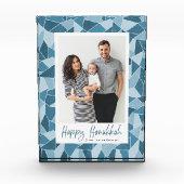 Waterverf Glas in lood Holiday Photo Block Fotoblokken (Voorkant)