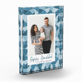 Waterverf Glas in lood Holiday Photo Block Fotoblokken (Links)