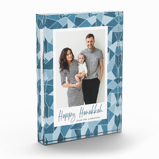 Waterverf Glas in lood Holiday Photo Block Fotoblokken (Links)