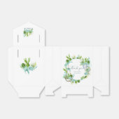 Waterverf Glass Terrarium Succulents Wedding Bedankdoosjes (Uitgevouwen)