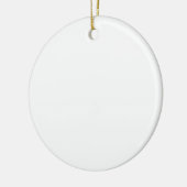 Waterverf Glitter Eenhoorn Kerstmis Keramisch Ornament (Links)