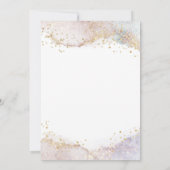 waterverf glitter | Eerste Heilige Communie Kaart (Achterkant)