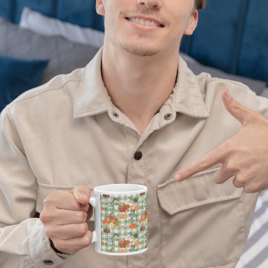 Waterverf Glitter Pumpkin Achtergronden Mok