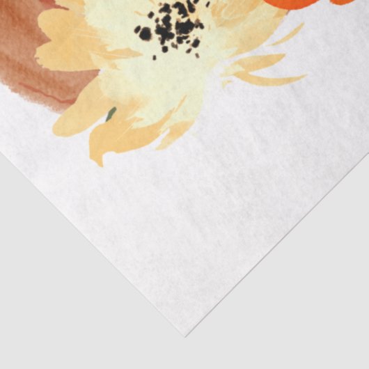 Waterverf Glitter Pumpkins Series Design 27 Tissuepapier