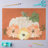 Waterverf Glitter Pumpkins Series Design 29 Tissuepapier (Craft)