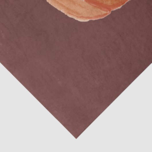 Waterverf Glitter Pumpkins Series Design 3 Tissuepapier (Detail)