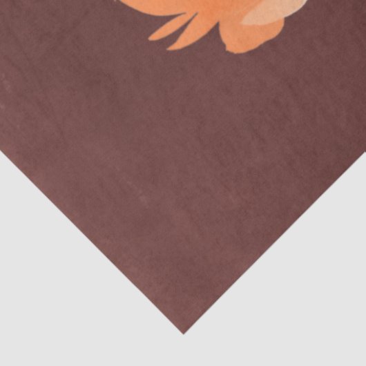 Waterverf Glitter Pumpkins Series Design 6 Tissuepapier (Detail)