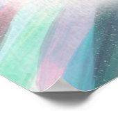 Waterverf Glitter Quote U kunt Poster (Hoek)