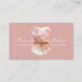 Waterverf Glitz Corset Mode Stijl Visitekaartje (Voorkant)