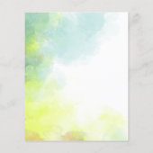 Waterverf Glow Salon Flyer (Achterkant)