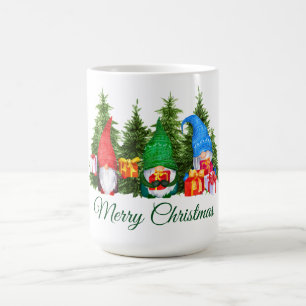 Waterverf Gnomen Green Kerst Koffiemok