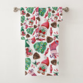 Waterverf Gnomes Bad Handdoek (Insitu)