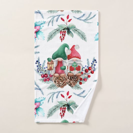 Waterverf Gnomes Bath-handdoekset Bad Handdoek (Handdoek)