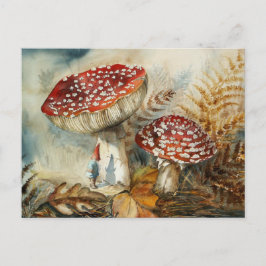 waterverf gnoom briefkaart