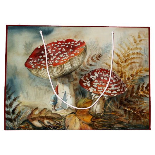 waterverf gnoom groot cadeauzakje (Achterkant)