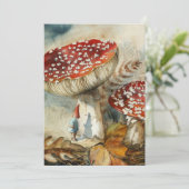 waterverf gnoom kaart (Staand voorkant)