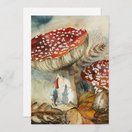 waterverf gnoom kaart (Voorkant / Achterkant)