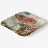 waterverf gnoom papieren bordje (Gebogen)