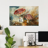 waterverf gnoom poster (Thuiskantoor)