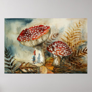 waterverf gnoom poster