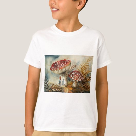 waterverf gnoom t-shirt (Voorkant)