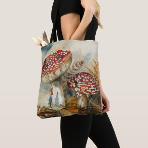 waterverf gnoom tote bag