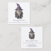 Waterverf gnoom vierkante visitekaartje (Voorkant / Achterkant)