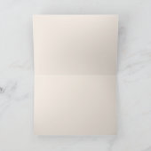 Waterverf Gold Bourgogne Rozen Dank u kaart (Binnen)