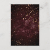 Waterverf Gold Bourgogne Rozen veiligheidsmaatrege Informatiekaartje (Achterkant)