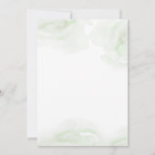 Waterverf Gold Confetti Baptisme Kaart (Achterkant)