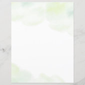 Waterverf Gold Confetti Oh Baby shower Game (Achterkant)