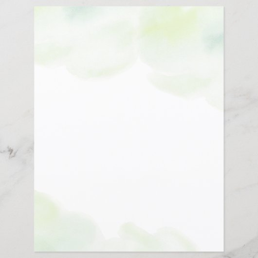 Waterverf Gold Confetti Oh Baby shower Game (Achterkant)