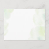 Waterverf Gold Confetti Wedding Bucket List-kaarte Briefkaart (Achterkant)