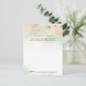 Waterverf Gold Confetti Wedding Bucket List-kaarte Briefkaart (Staand voorkant)