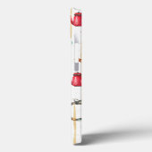 Waterverf Gold Kerstmis 7 Patroon Case-Mate iPhone Case (Achterkant / Links)