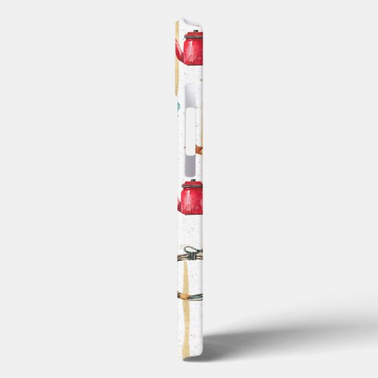 Waterverf Gold Kerstmis 7 Patroon Case-Mate iPhone Case (Achterkant / Links)