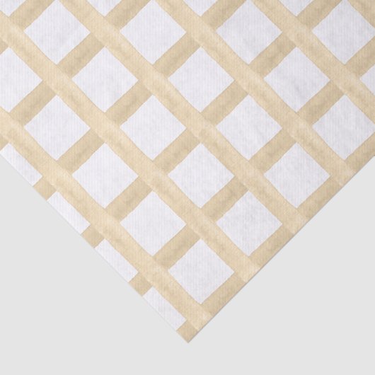 Waterverf Gold Lattice Tissuepapier (Detail)