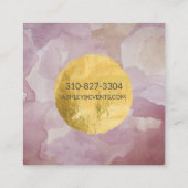 Waterverf Gold Leaf Visitekaartje (Achterkant)