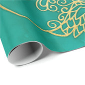 Waterverf & Gold Mandala Cadeaupapier (Rol Hoek)