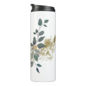 Waterverf Gold Monogram | Elegant voor aangepaste  Thermosbeker (Geroteerd rechts)