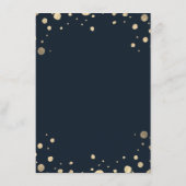 Waterverf Gold Mountains Outdoor bruiloft details Informatiekaartje (Achterkant)