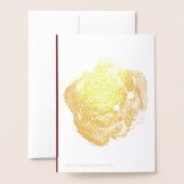 Waterverf Gold Script-Bedankt Hartelijk dank Folie Kaarten (Met envelop)