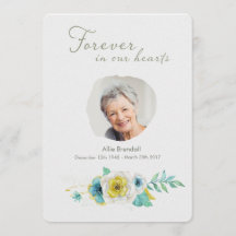 Waterverf Gold Turquoise Floral Foto Dank u wel