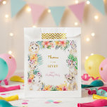 Waterverf gold Wild safari kids birthday Bedankzakje<br><div class="desc">Wild safari kinderen verjaardag item voor kinderen op elke leeftijd. bewerkbaar.</div>