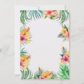 Waterverf gold Wild safari kids birthday Kaart (Achterkant)