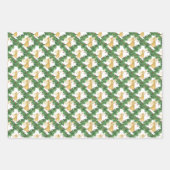 Waterverf Golden Angel Garland Inpakpapier Vel (Voorkant 3)