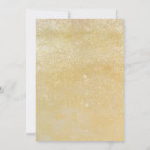 Waterverf Golden crests baby shower Kaart (Achterkant)